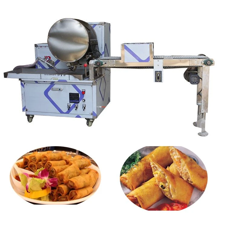 Spring roll wrapper making machine