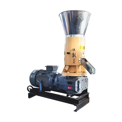 Verstelbare machine voor het maken van houtstofpellets