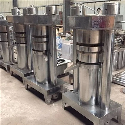 Amandel hydraulische oliepers