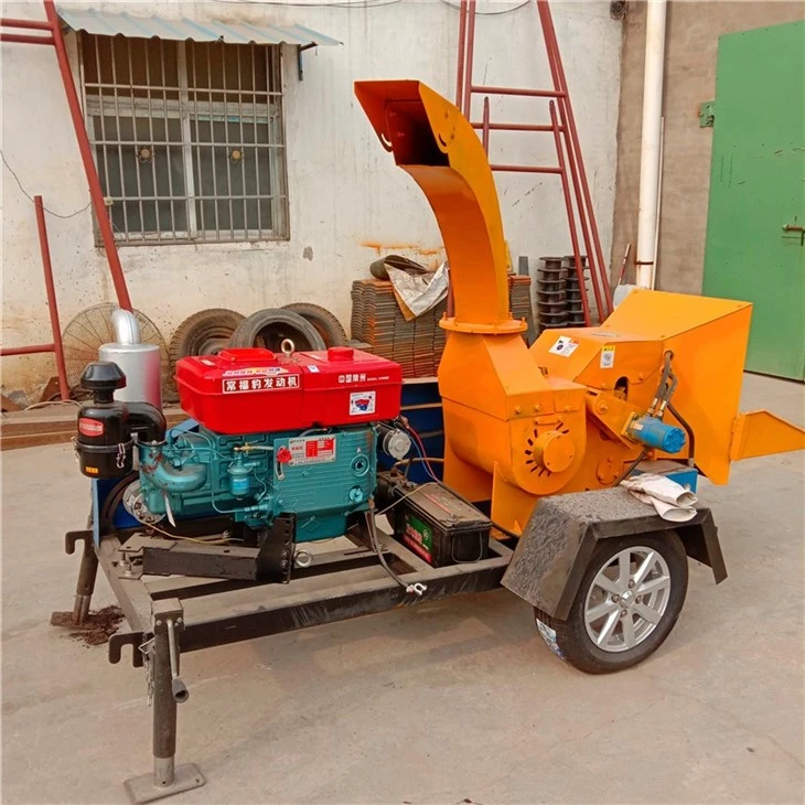 The Wood Crusher Machine Tree Branches Shredder