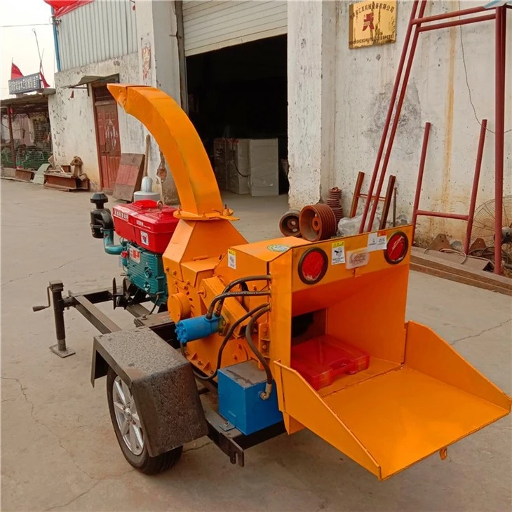 The Wood Crusher Machine Tree Branches Shredder