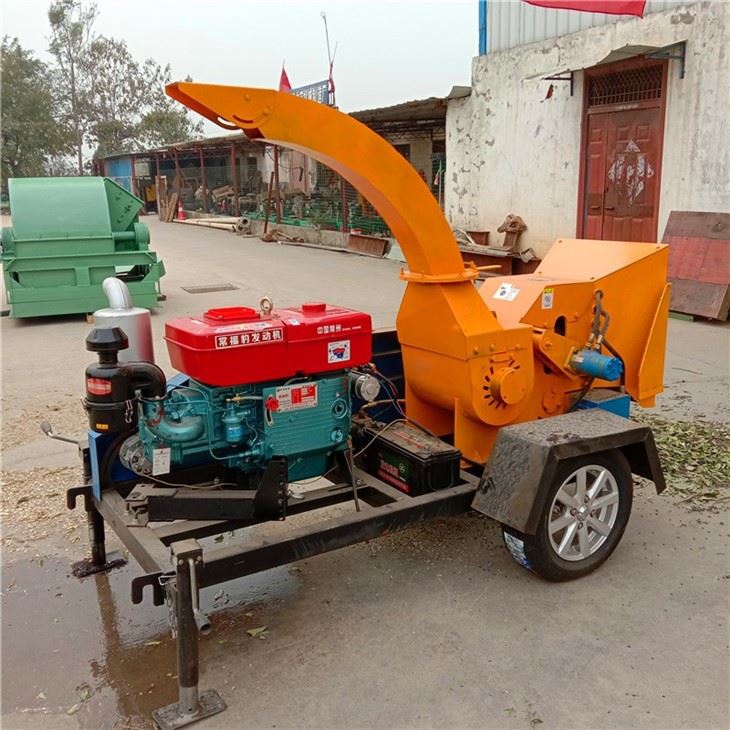 The Wood Crusher Machine Tree Branches Shredder